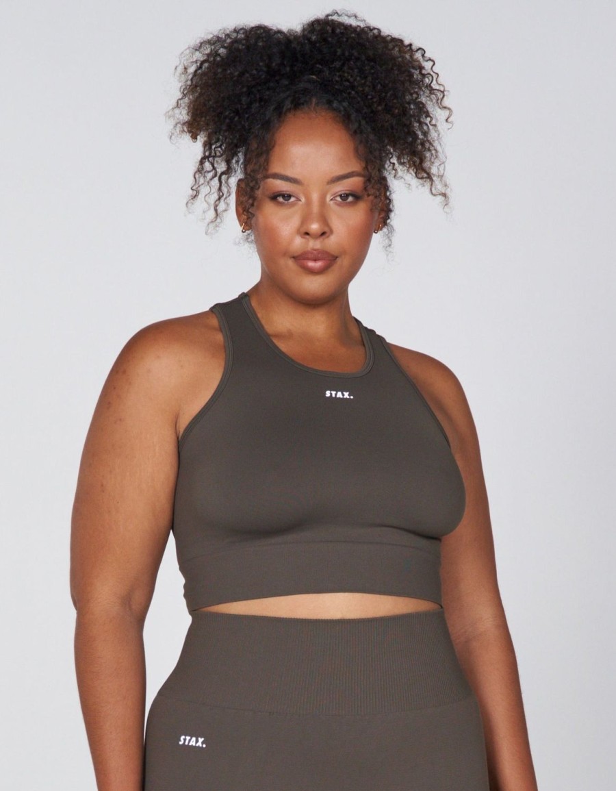 Women STAX Sports Bras & Crop Tops | Premium Seamless Favourites Cropped Singlet Dovetail