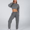 Women STAX Hoodies & Sweaters | W23 Cropped Crew Neck Stone