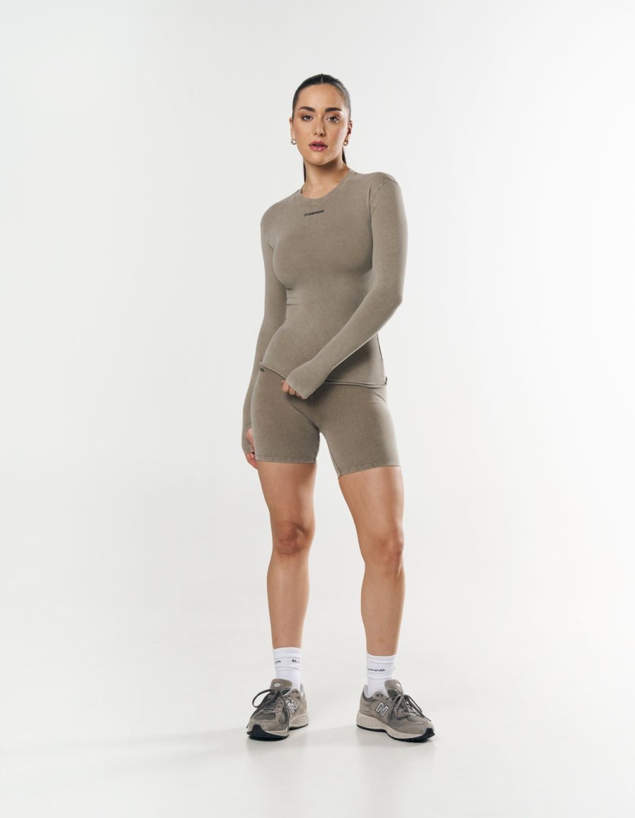 Women STAX Long Sleeve Tops | Oos Long Sleeve Earth