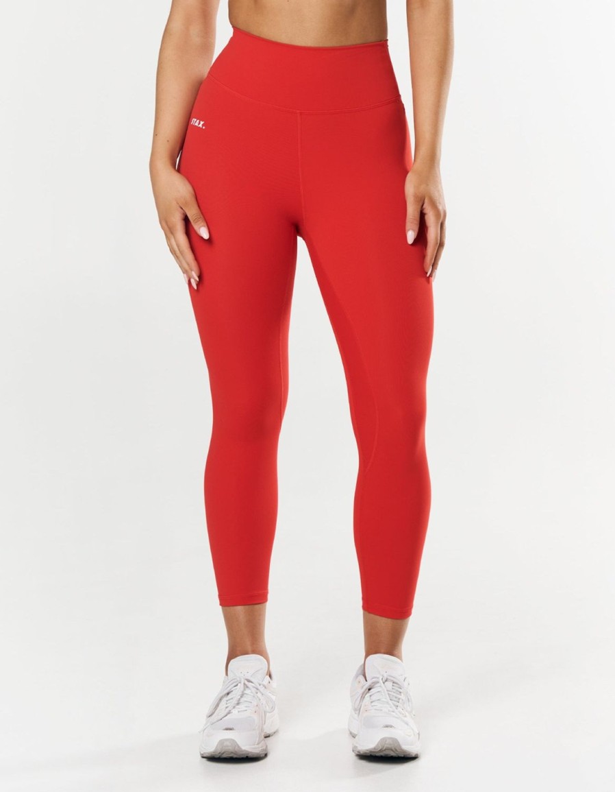 Women STAX Tights & Leggings | 7/8 Tights Nandex Original Red